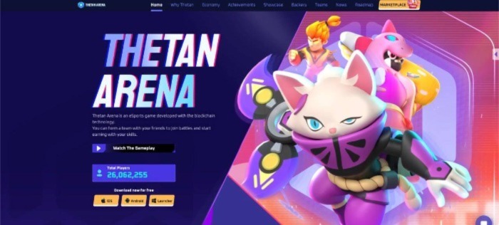 melhores jogos NFT thetan arena