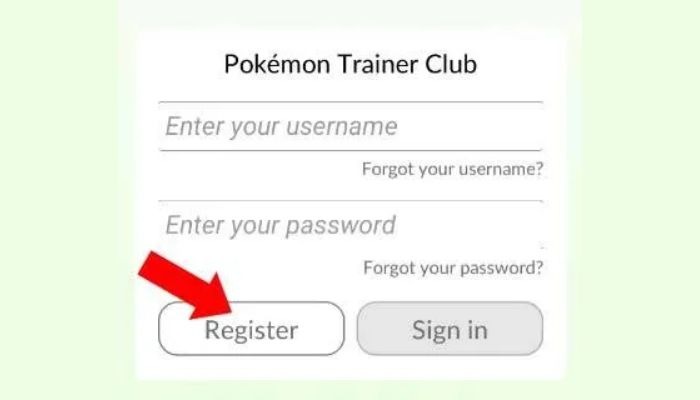 pokemon go register