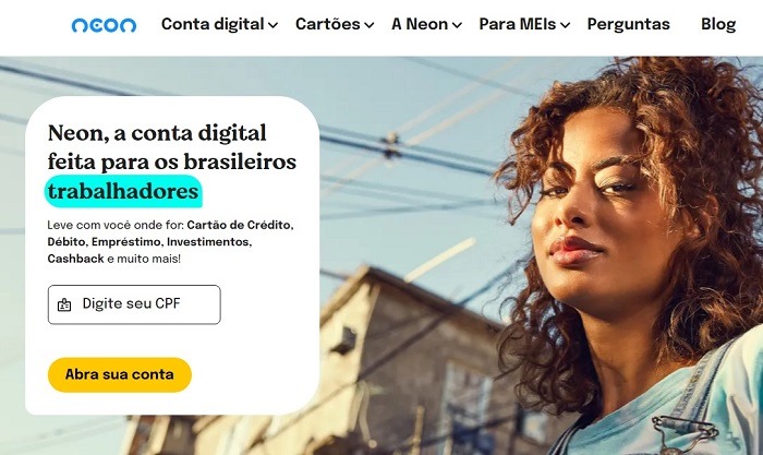 Neon Aplicativos que pagam por cadastro