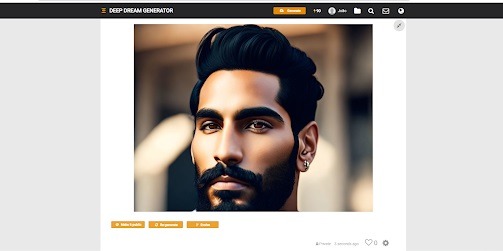 Example of results with artificial intelligence