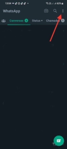 android tres pontinhos