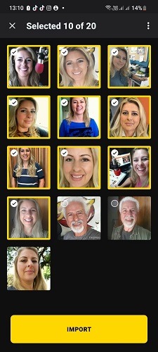 photos with artificial intelligence - select