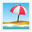 Praia Emoji WhatsApp