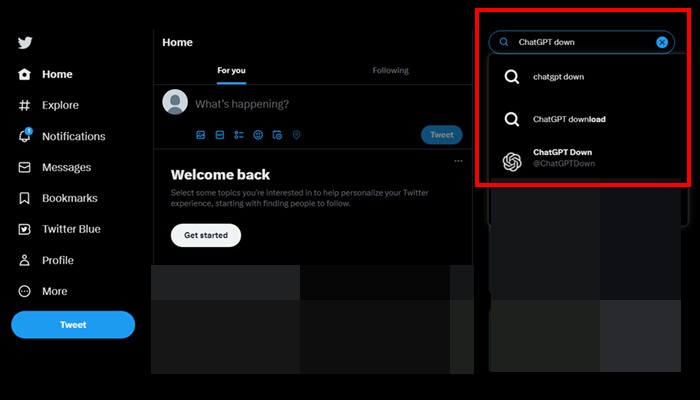 search on twitter 