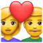 Casal com coração