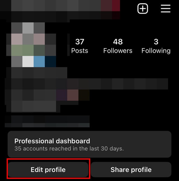 edit profile 