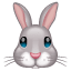 Significado do emoji Cara de coelho no WhatsApp