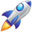 Emoji WhatsApp Foguete