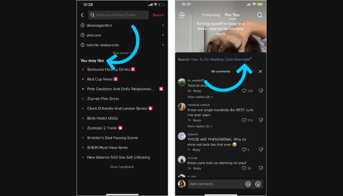 tiktok suggested keywords