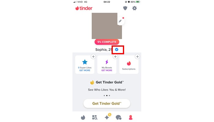 Vérifiez votre compte Tinder m'a banni