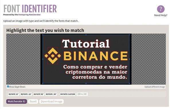 Font Identifier Matcherate