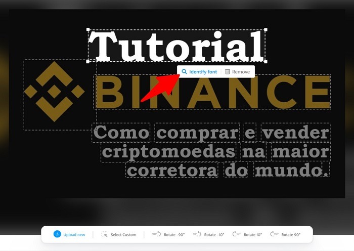WhatTheFont - Escolha a palavra