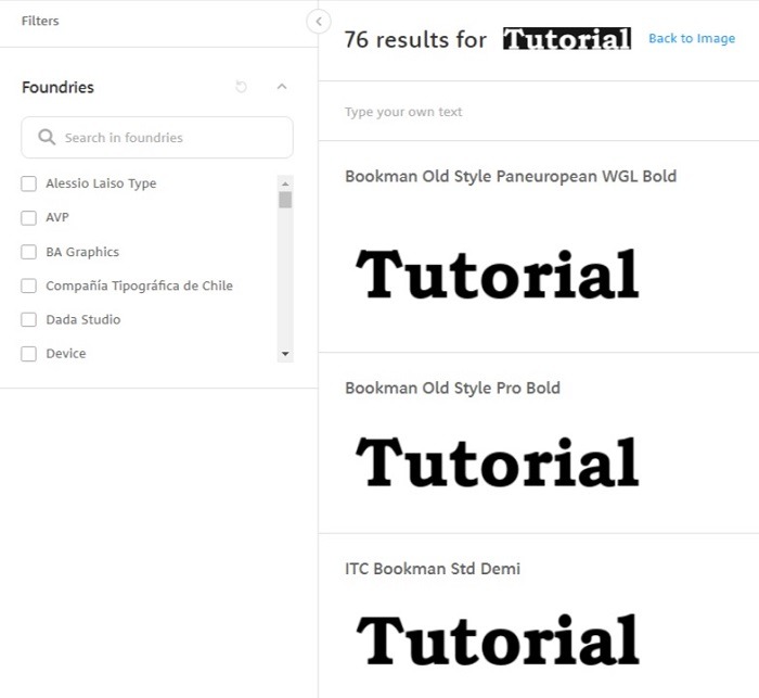 WhatTheFont para descobrir a fonte de uma imagem