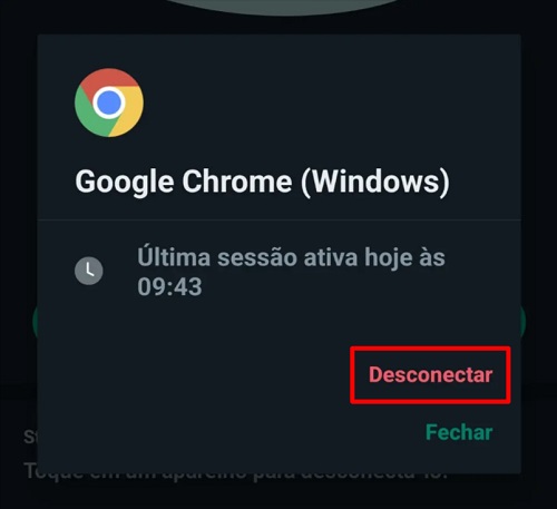 WhatsApp Web Desconectar