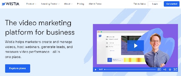 Wistia for video hosting online