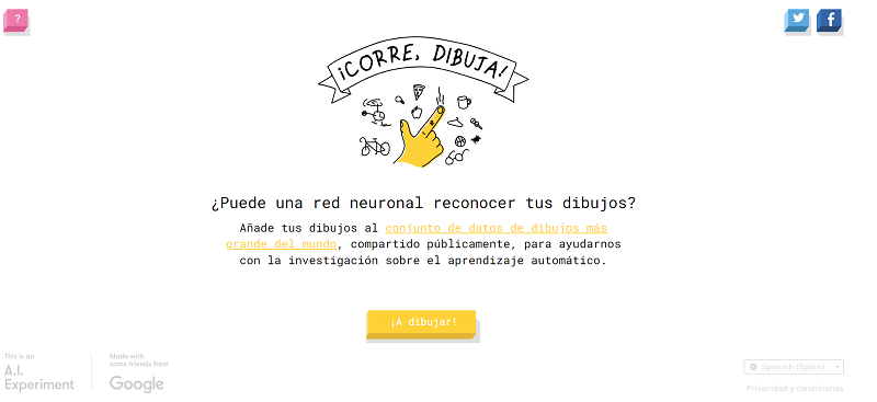 corre, dibuja
