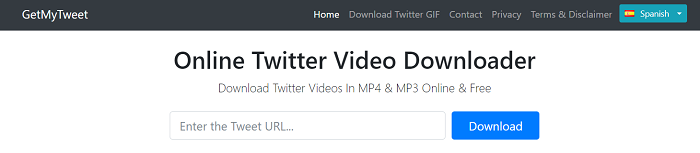 getmytweet descargar videos twitter