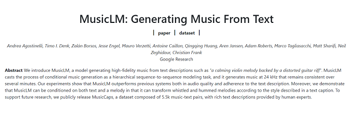 MusicLM música inteligencia artificial
