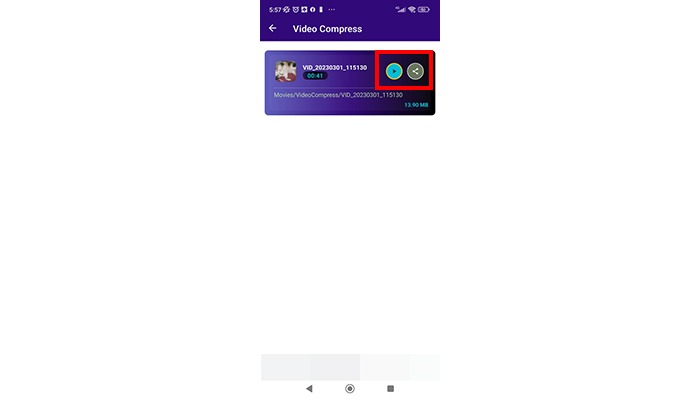 share compress video for whatsapp