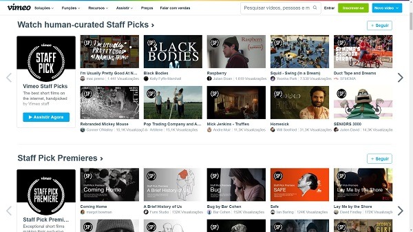 vimeo online e gratis