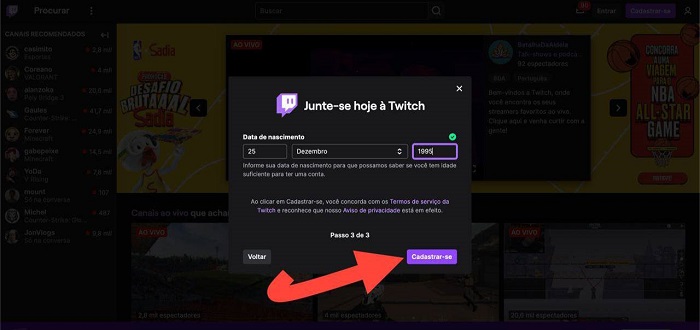 Live no Twitch 4