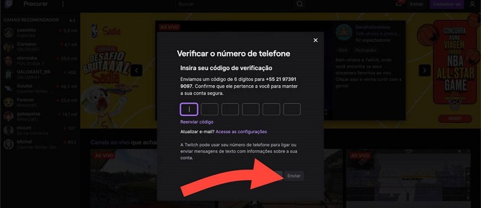 Live no Twitch 5