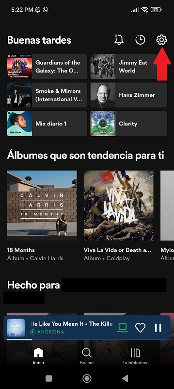 modo offline spotify