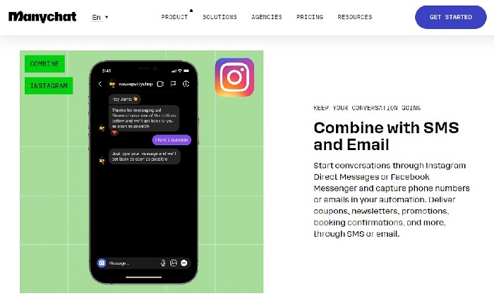 Manychat chatbot más barato del mercado