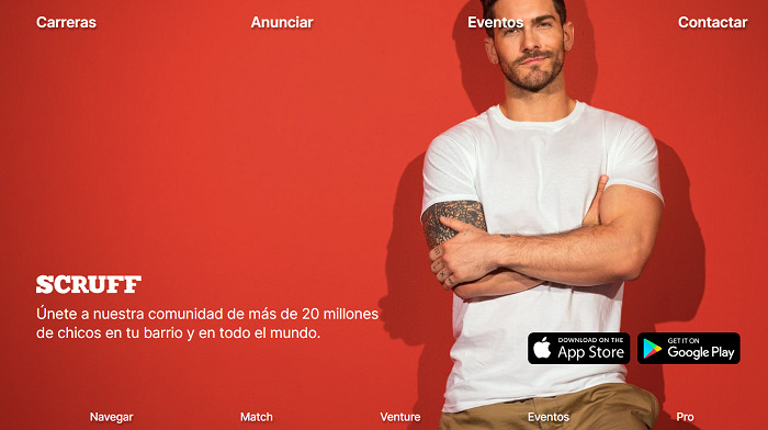 Scruff aplicación citas lgbt