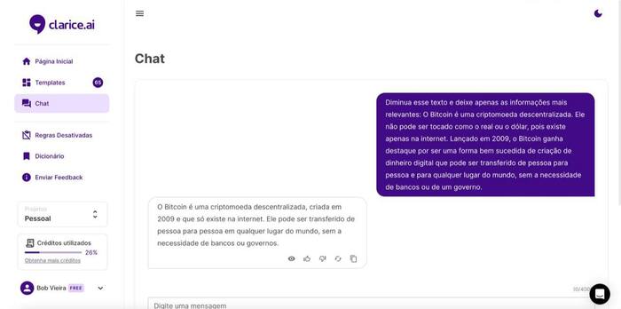 20 reescrever um texto com inteligência artificial