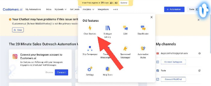 MobileMonkey 8 como criar Chatbot