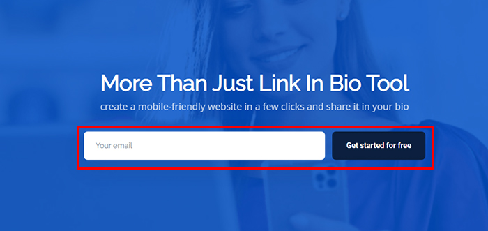 Taplink get started free