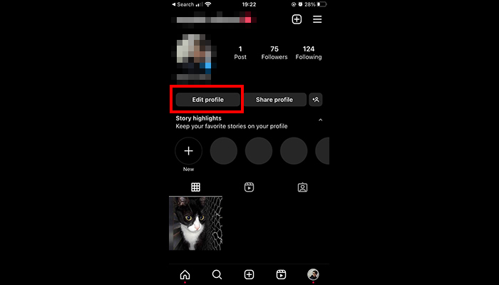 edit profile 