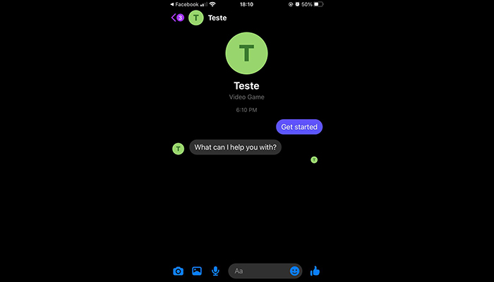 FlowXO example on messenger