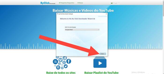 Como usar o By Click Downloader 2