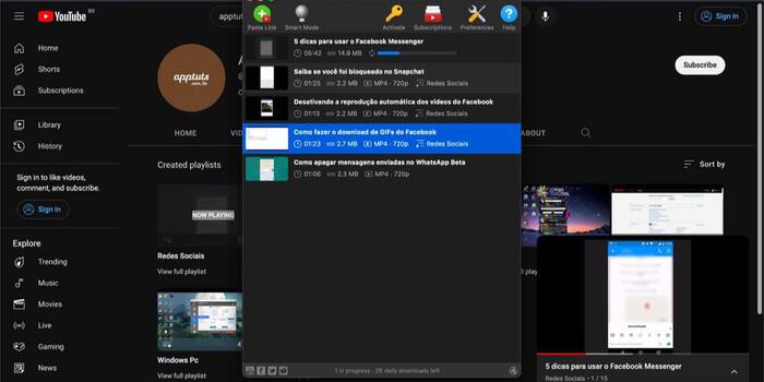 22 Como funciona o 4kDownload