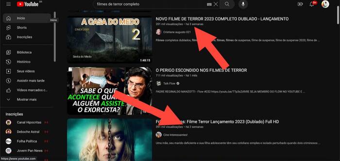 7 Como assistir filmes no YouTube
