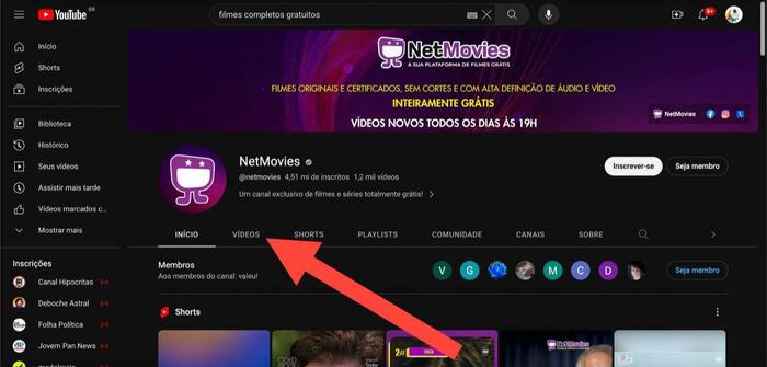 11 Como assistir filmes no YouTube