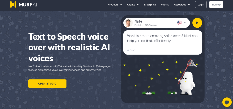 MurfIA generar voz por inteligencia artificial