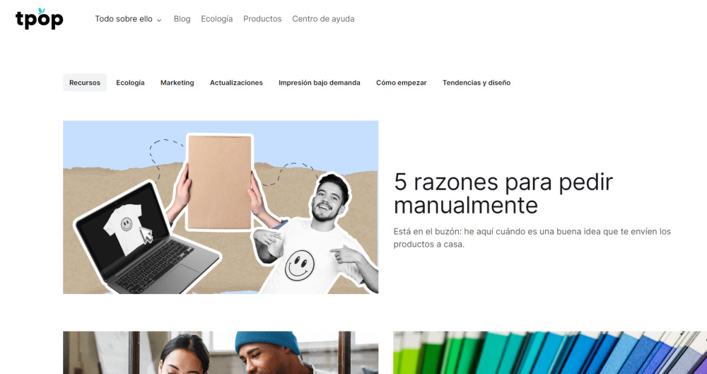 tpop plataformas de print on demand