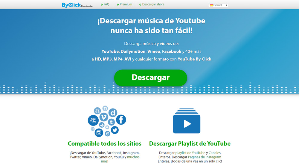 Descargar ByClickDownloader