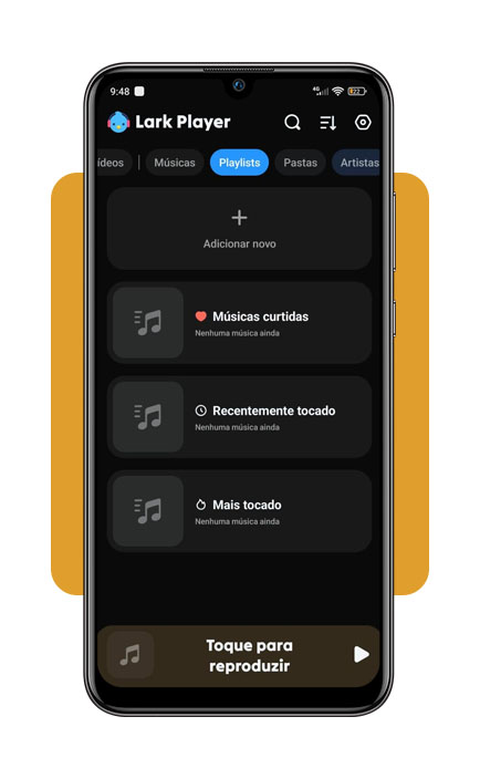 Escutar música no celular